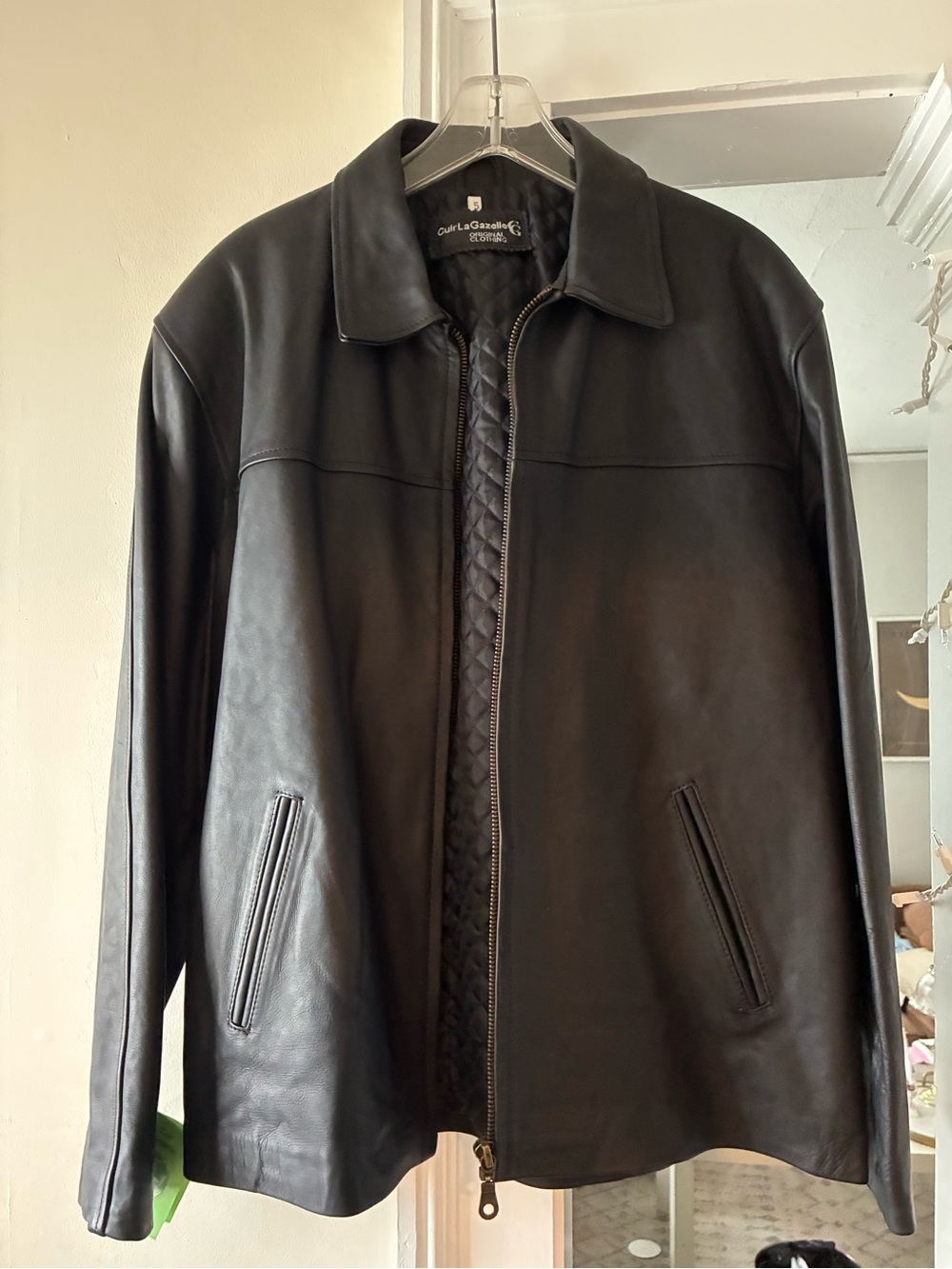 Men's Black Lamb Leather Jacket